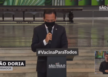 상파울로주 정부, 5개의 드라이브 스루 백신 접종소 설치