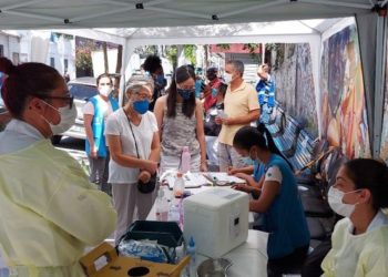 브라질한인회, 77~79세대상 한인어르신들 백신접종 안내 도와