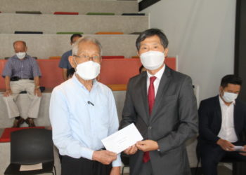 주 상파울루 대한민국 총영사관, 노인회관 설립 기여금 전달식 개최