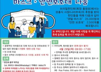 한인회, 권홍식 사장 기부 마스크·안면보호대 29일부터 접수시작