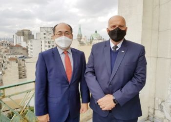 신임 황인상 총영사, 상파울로 주 치안부 주앙 까밀로 국장과 면담