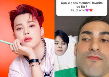 “Te amo♥” 방탄소년단 지민, 지구 반대편 브라질 국가대표 배구선수도 감은 ‘롤링박’