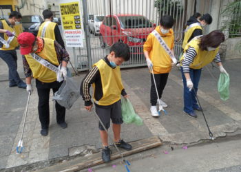 브라질 한글학교 연합회. 체육회, 봉헤찌로. 브라스에서 청소 봉사 시행