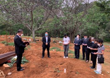 브라질한인회, 무연고 60대 한인 사망자 장례식 진행