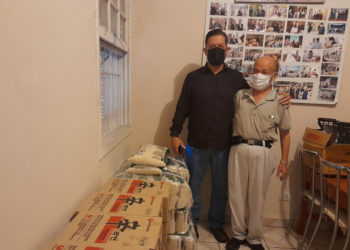 삼성전자 브라질법인, 노인회에 쌀과 라면 기부…