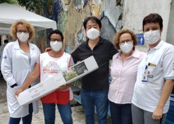 브라질한인회, 봉헤찌로 보건소에 천막 기증