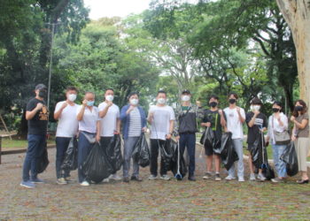 체육회, 가맹단체 및 청소년봉사자들과 함께 봉헤찌로 청소봉사 실시
