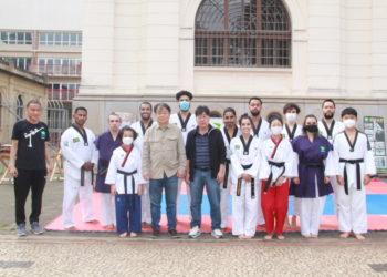 브라질 국가대표 시범단, ‘태권도 체험’행사 성황리에 마무리…