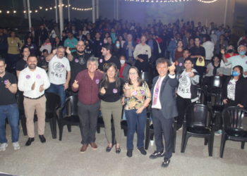 Jaeh kim 상파울루 주의원 후보, 당 대표 지원 사격받으며 공식 선거운동 출범식 개최….