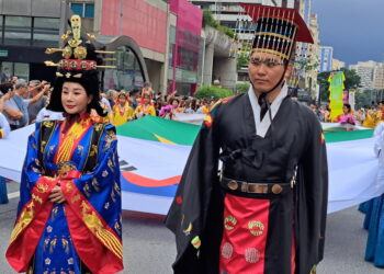 ‘한국의 미’… 문화 중심지 빠울리스타 대로에서 펼쳐진 한복 퍼레이드