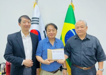 안디옥교회, 브라질한인회에 불우이웃돕기 성금 전달…이웃사랑과 지원 실천