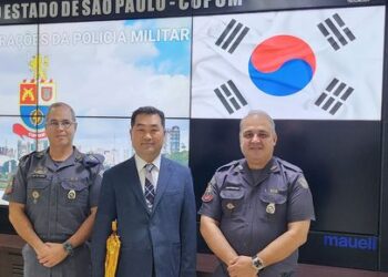 김인호 경찰 영사, 상파울루 한인타운 군경 상황실 방문 ‘교민 안전 강화 및 협력 강조’