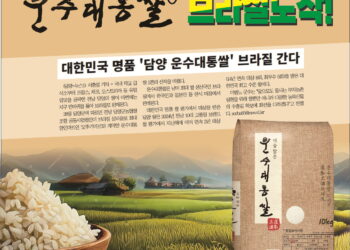 담양 운수대통쌀, 브라질 상륙! K-푸드 열풍 이끈다