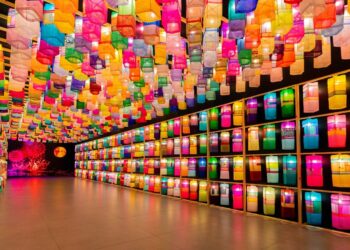 브라질리아에서 만나는 ‘한국의 빛 – 진주 실크등’ 전시