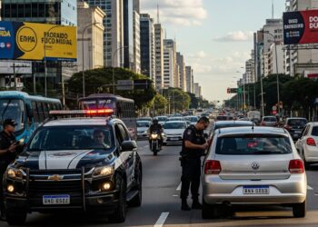 인공지능, 상습 교통 위반 차량 동선 예측…상파울루 경찰, 차량 3대 압수