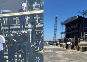 샤키라 브라질 공연 무대 만들던 20대 압사…현지 경찰 수사 착수