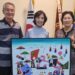 전옥희 작가, 노인회·연합교회에 미술작품 기증…내달 1일 귀국