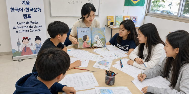 상파울루한국교육원, ‘겨울방학 한국문화·한글 캠프’ 운영