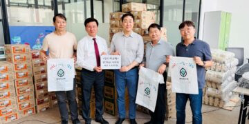 안디옥교회, 한인회에 쌀 400포·라면 1천400개 전달