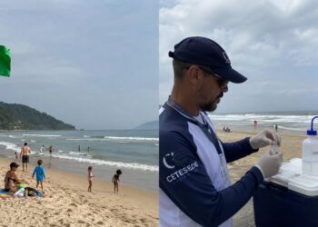상파울루 해안 해변 82% ‘수질 적합’…독립기념일 연휴 앞두고 발표