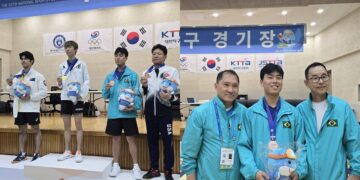 브라질 탁구 심훈, 금·은 이어 동…전국체전 3년 연속 메달